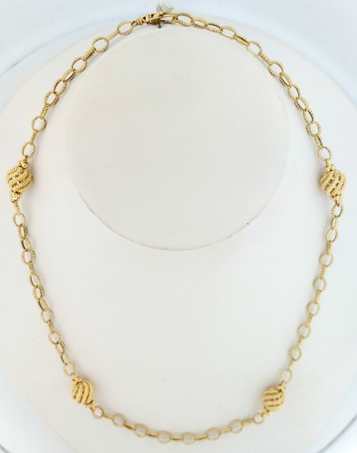 LAGOS Caviar - Gold Collection 750 (18k) Massive Gold Halskette, Länge 18"