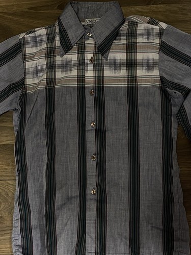 Vintage Men’s Madman Western Shirt Small Plaid USA - Picture 2 of 6