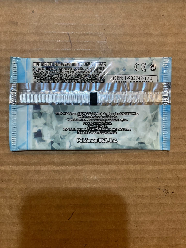 VTG.Pokémon ex-crystal guardians ONE Booster Pack FACTORY sealed - Image 2 of 3