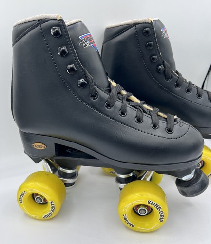 Black Sure Grip International Roller Skates Size 5 - FAME Vintage READ - PICTURE - Picture 11 of 24