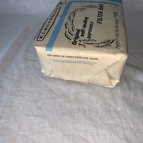 Vintage Electrolux Original Self Sealing Disposable Filter Bags 26 Bags - Picture 5 of 6