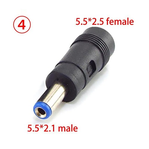 DC 5.5X 2.1mm 2.5mm 3.5 1.35mm female male jack plug adapter Connector PC tablet - Picture 10 of 17