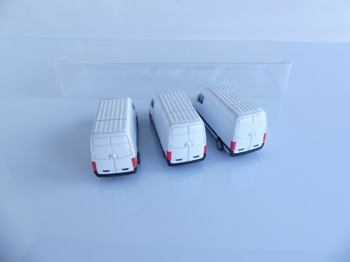 ELECTROTREN / 3 CAMIONNETTES MERCEDES TYPE FOURGON - Imagen 3 de 4