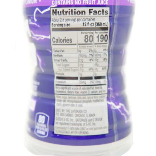 Gatorade Durstlöscher Blitzstoß Geschmack - 28 flüssige Unzen (6er Pack) - Bild 5 von 5