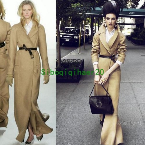 Jacket Sibo Outwear Slim Wool Long Overcoat Parka Occident Womens qfwt84P