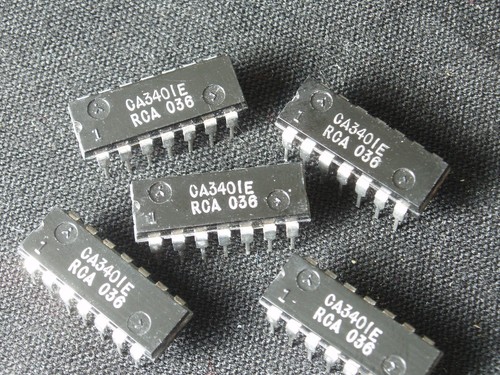 Qty 5: Original RCA CA3401 Quad Op Amp NOS Xlnt CA3401E 3401 (LM3900) Norton - Picture 3 of 4