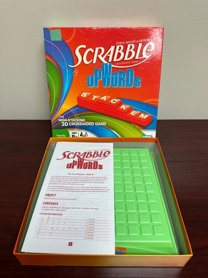 Parker Brothers Scrabble UpWords 3D Crossword Game - Image 2 of 3