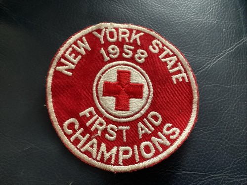 New York State 1958 First Aid Champions Embroidered Patch - Picture 2 of 4