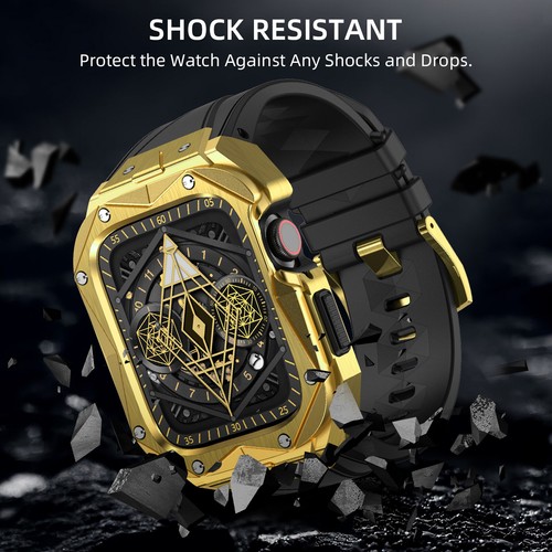 AP Royal Oak Mod Kit For Apple Watch Band Strap Metal & Case 44mm Series 7 6 5 4 - Zdjęcie 38 z 38