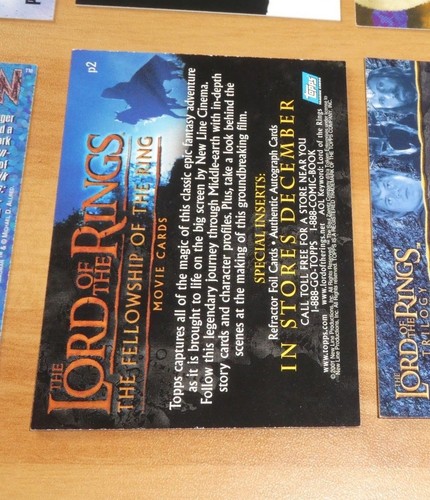 Lord Of The Rings Fellowship Of The Ring Promo P2 NM>MINT - Bild 2 von 2