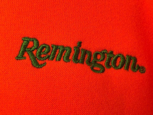 Men's Bright Orange XL Remington Hooded Fleece Sweatshirt Jacket - Picture 7 of 9