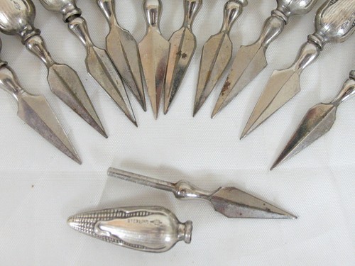11 Webster Sterling Silver Corn on the Cob Holders - Picture 5 of 5