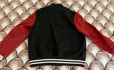 KITH goldenbear スタジャン S KITH x Golden Bear for New York Knicks Varsity Jacket