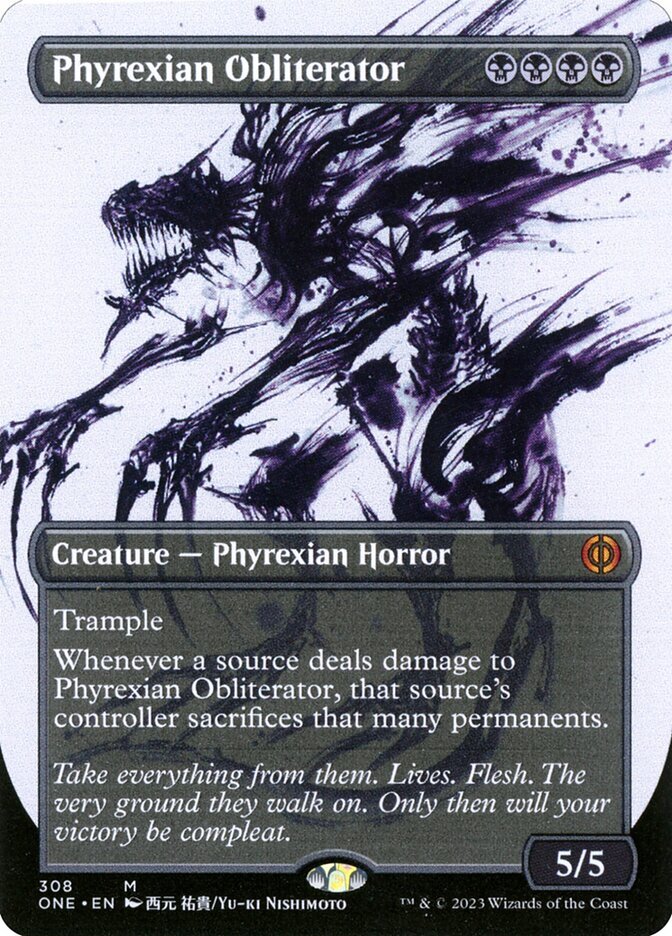 MTG Phyrexian Obliterator (308/530) Phyrexia All Will Be One
