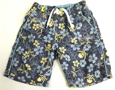 BOYS SUMMER SWIMMING SHORTS FLORAL BEACH SWIMWEAR MESH LINED 2-12 YEARS BNWT