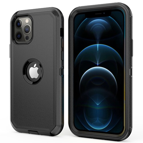 For Apple iPhone 12 Pro Max 11 XR Shockproof Rugged Case +Glass Screen Protector - Picture 13 of 28