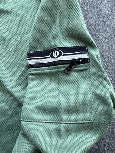 Pearl Izumi Radshirt Damen Large grün V-Ausschnitt Reißverschlusstasche Langarm - Bild 13 von 14