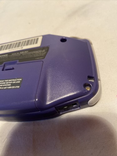 Nintendo Game Boy Advance Indigo AGB-001 Battery Cover Tested and Works 2 Games - Picture 9 of 12