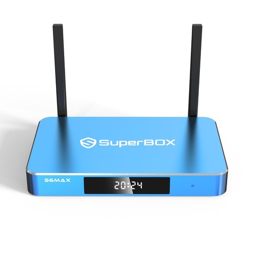 SuperBox S6 Max TV Streaming Box All Channels HD Wonderful featured content Blue - Picture 2 of 5