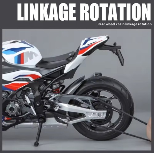 1:9 BMW M1000RR/S1000RR Racing Bike Alloy Metal Diecast - Picture 5 of 8