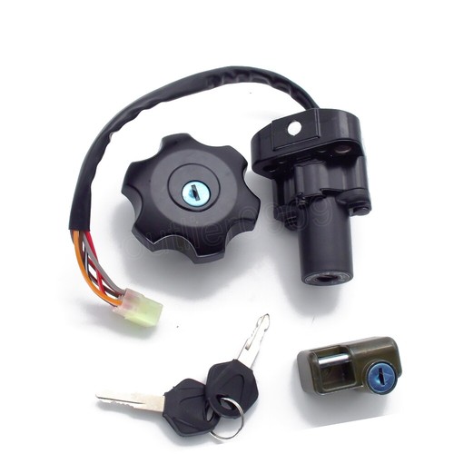 Ignition Switch Fuel Gas Cap Seat Lock Set For Suzuki DR650S DR650SE 1998-2022 - Bild 4 von 9
