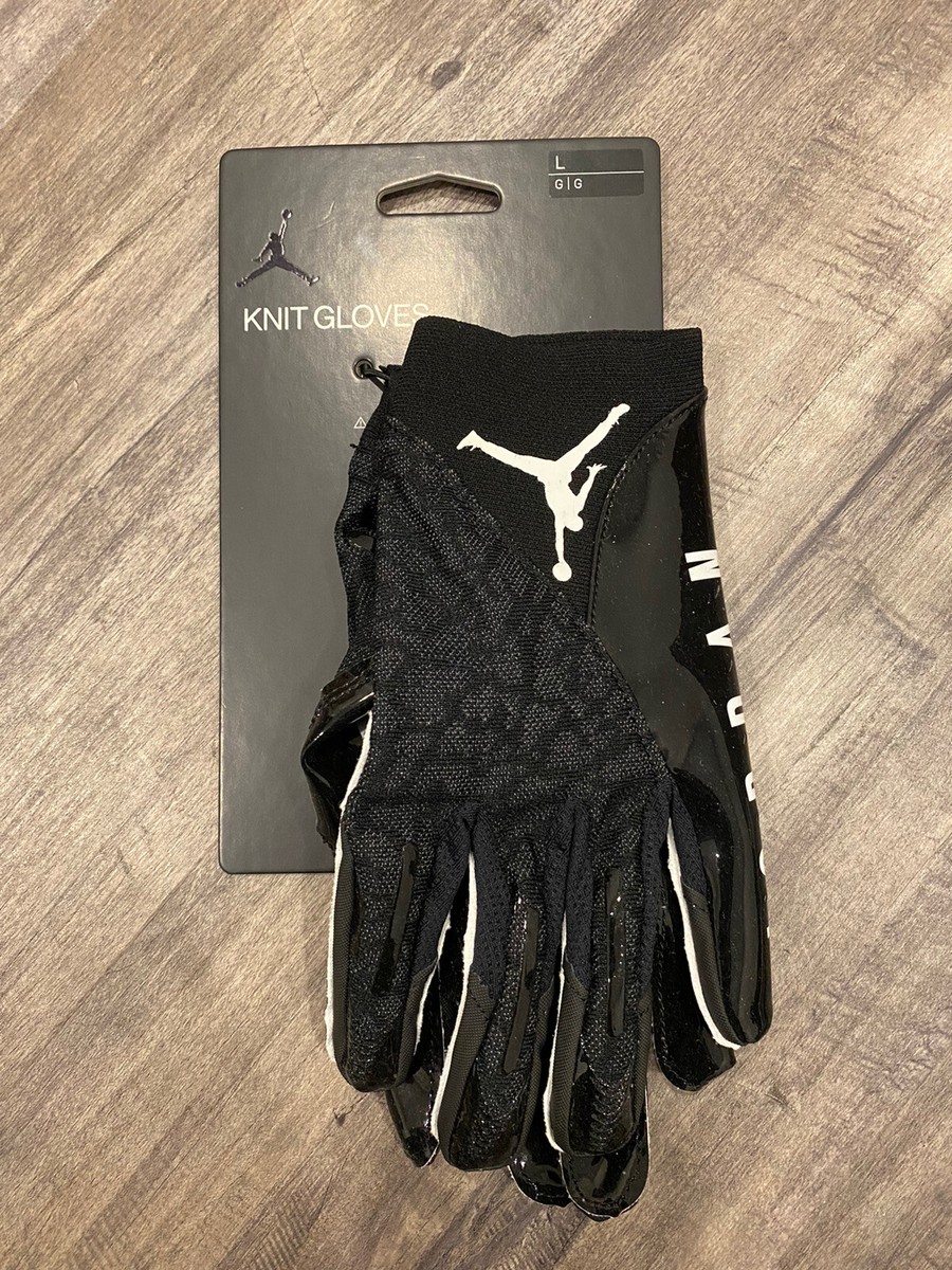 【新品】 アメフト Jordan Knit グローブ　ブラック　XL Jordan Knit Football Receiver Gloves - Black - Extra Large