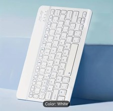 Wireless Keyboard Rechargeable Bluetooth Slim Portable for Tablet Phone Laptop