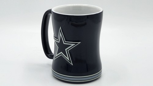 Dallas Cowboys 3D BLUE NFL Coffee Tea Hot Chocolate Mug Boelter Brands 12oz - Picture 3 of 14