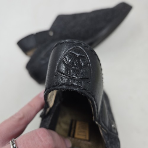 ARIAT Sport Wool Clog Mule Leather Strap Style 94039 Size 8.5 - Picture 12 of 14