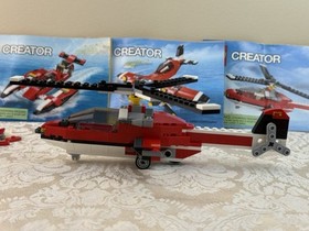 LEGO Creator 31047 Propeller Plane 3-In-1 With Manuals - 99% Complete