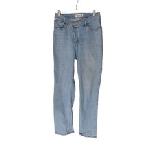 Abercrombie  Fitch The Dad High Rise Jeans Straight Leg Light Wash Size 6