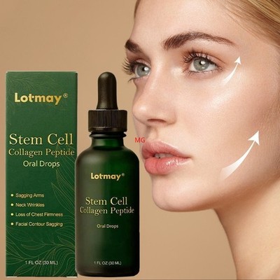Collagen Peptide Oral Drops Natural Body Care Liquids Lotmay Stem Cell