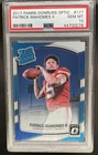 2017 Panini Donruss Optic Patrick Mahomes II RC Rated Rookie #177 Chiefs PSA 10