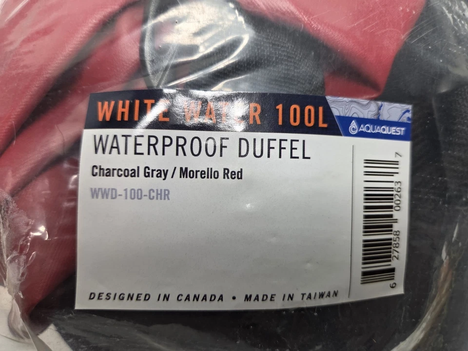 Bolsa de viagem aqua quest à prova d'água branca 100L wwd-100-chr - Imagem 4 de 4