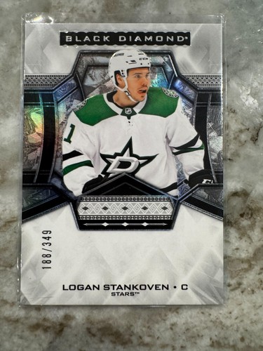 Logan Stankoven 2024/25 Black Diamond Hockeykarte #BDB-LS #188/349 Dallas Stars
