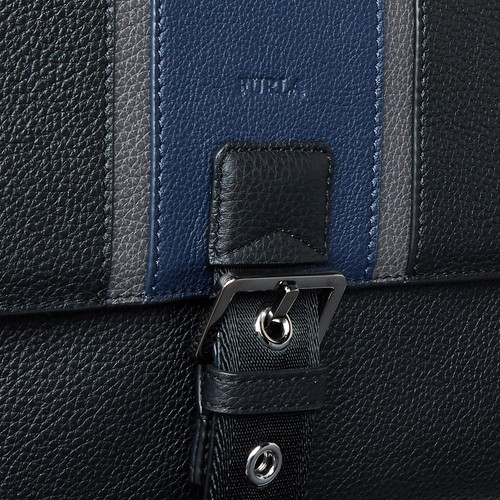 Furla HUNTER S CROSSBODY Shoulder Bag, Women's, NERO+LAVA a+BLU d (1004-I5700) - Picture 3 of 5