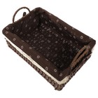 Woven Storage Basket Desktop Storage Basket Sundries Basket Cloth Art Woven