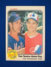 1983 FLEER #641 JOEL YOUNGBLOOD METS EXPOS NM-MT or BETTER 1979 AS 1976 WS CHAMP