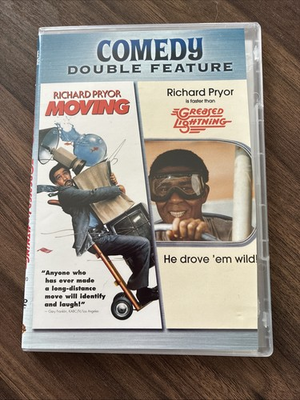 #ad Richard Pryor Double Feature DVD Moving Greased Lightning Warner Bros 1977 1988 $6.99