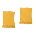 2pcs warme Decken Komfort Decke Bürodecke werfen Decken im Freien Strickdecke