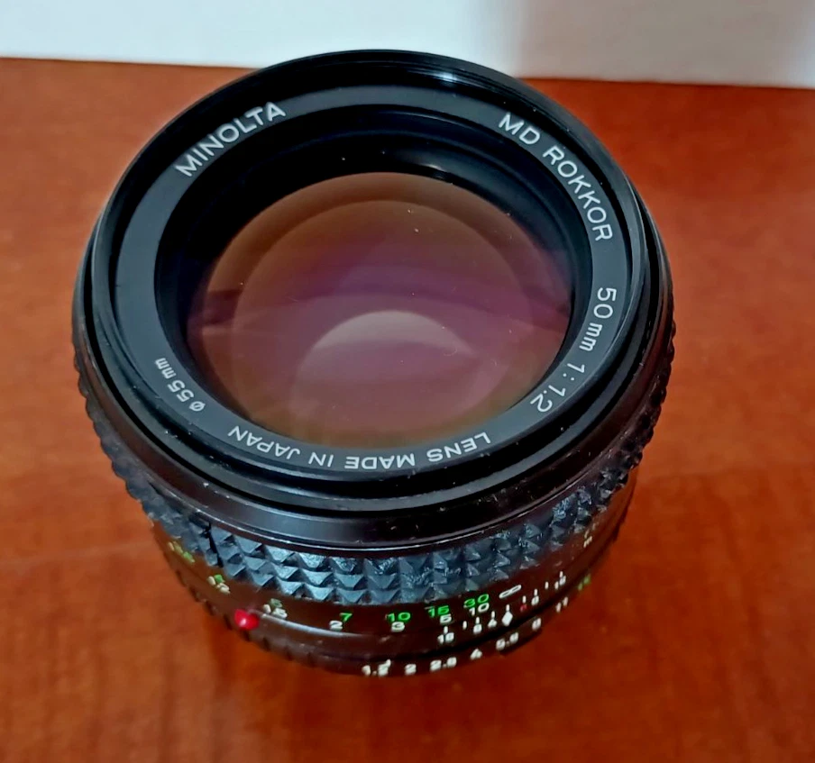 Minolta MD f/1.2 Camera Lenses 50mm Focal for sale - eBay
