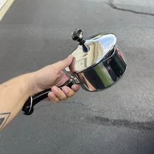 Farberware Stainless Steel 1Qt Saucepan with Strainer Lid and Double Pour Spouts