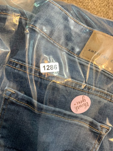 American Eagle Jeans Womens 000 High Rise Skinny Kick Bootcut Stretch Tall Denim - Bild 9 von 9