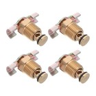  4 Pcs Check Valve for Air Compressor Drain Pneumatic Tube Connector