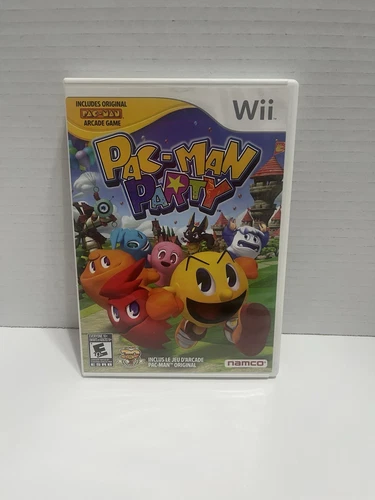 Pac-Man Party (Nintendo Wii, 2010) COMPLETE CIB TESTED