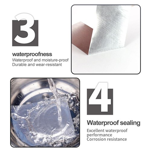 Aluminum Foil Tape Rolls 10M/20M/50M Heat Insulation F0F7Adhesive Self B6J3 - Picture 14 of 19