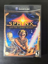 CIB Sphinx and the Cursed Mummy Nintendo GameCube 2003 Complete Black Label