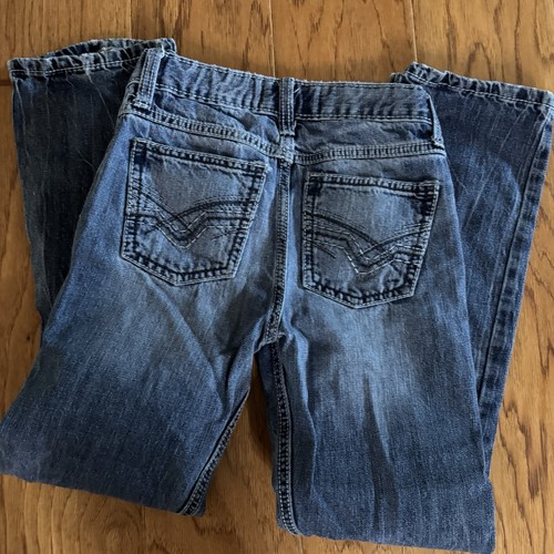 Wrangler 20X Straight Leg Blue Denim Jeans Boys 12 Western Rodeo Cowboy - Picture 3 of 5