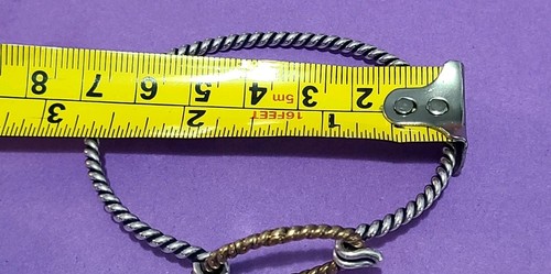 James Avery Retired Changeable Twisted Wire Hook On Bracelet /Size -Large - Picture 7 of 12