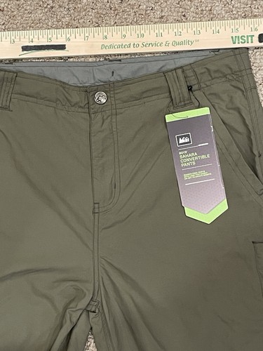 NWT Lot Of 2 REI Boys Sahara Convertible Pants Timberline XL 18 Green Zip Off - Picture 6 of 13